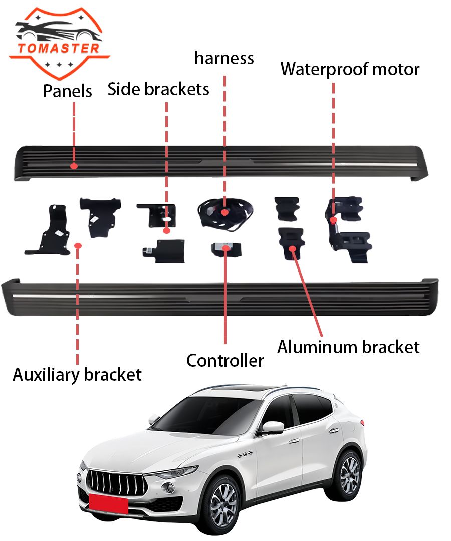 Deployable Side Steps For Porsche Levante Auto Parts Car Accessories Auto Spare Parts